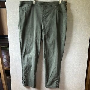 Chico's pants. Stretch denim. Size 3